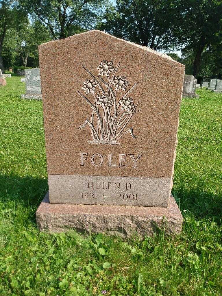 Helen D. Foley's grave. Photo 2