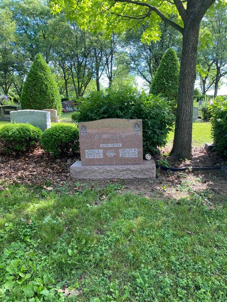 Paul E. Wanser's grave. Photo 2