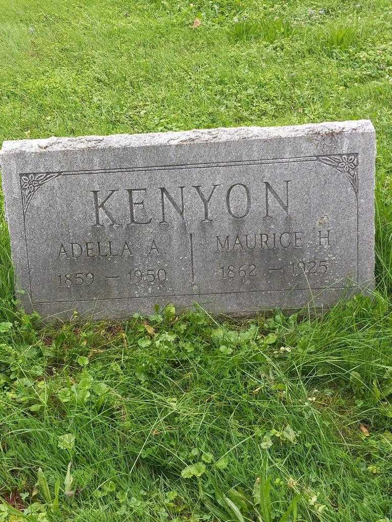 Adella A. Kenyon's grave. Photo 2