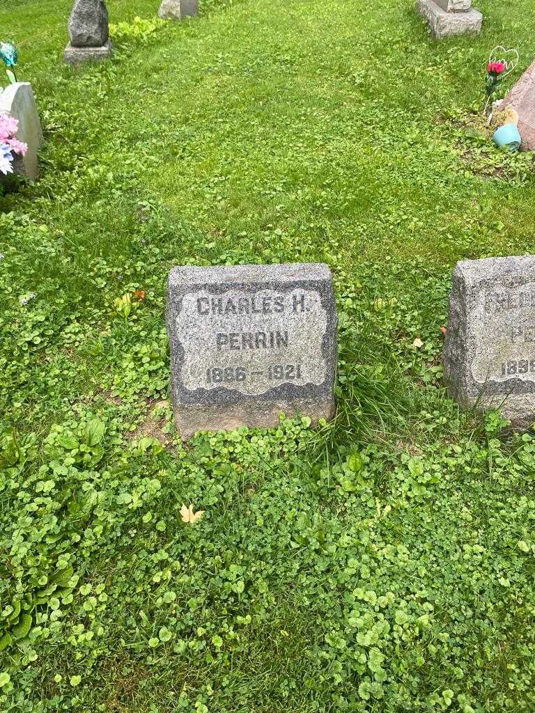 Charles H. Perrin's grave. Photo 2