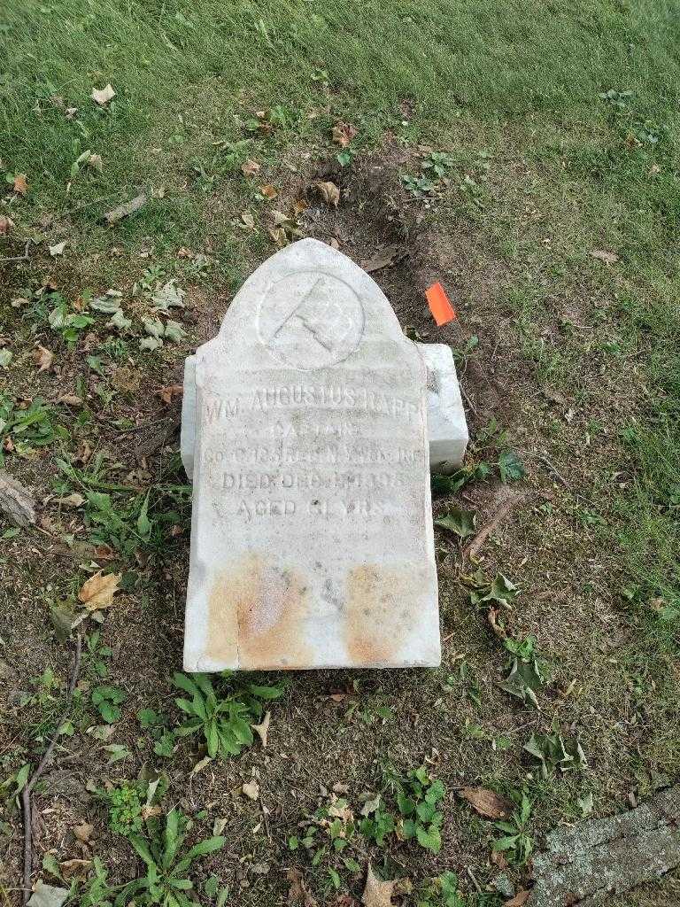 William Augustus Rapp's grave. Photo 3