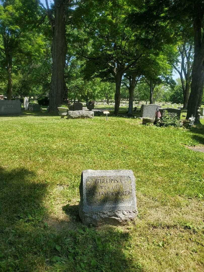 Phillipina Werner's grave. Photo 1