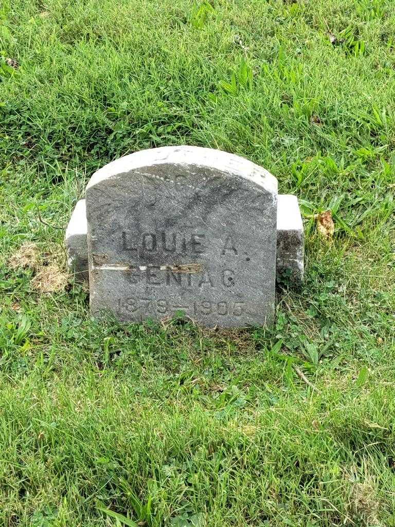 Louie A. Geniac's grave. Photo 3