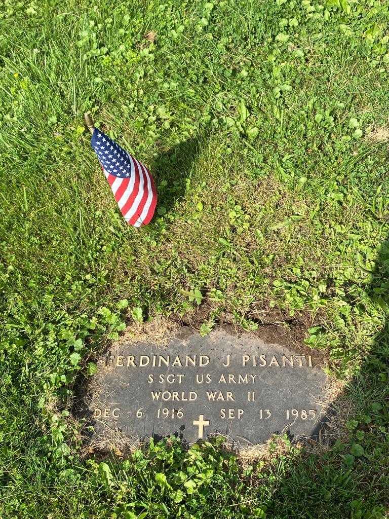 Ferdinand J. Pisanti's grave. Photo 4