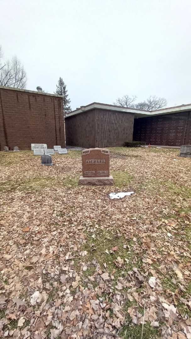Matilda A. Oertel's grave. Photo 2