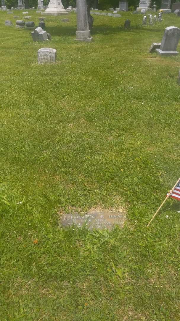 Frederick R. Haag's grave. Photo 2