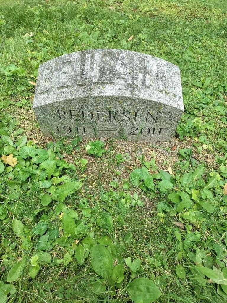 Beulah M. Pedersen's grave. Photo 3