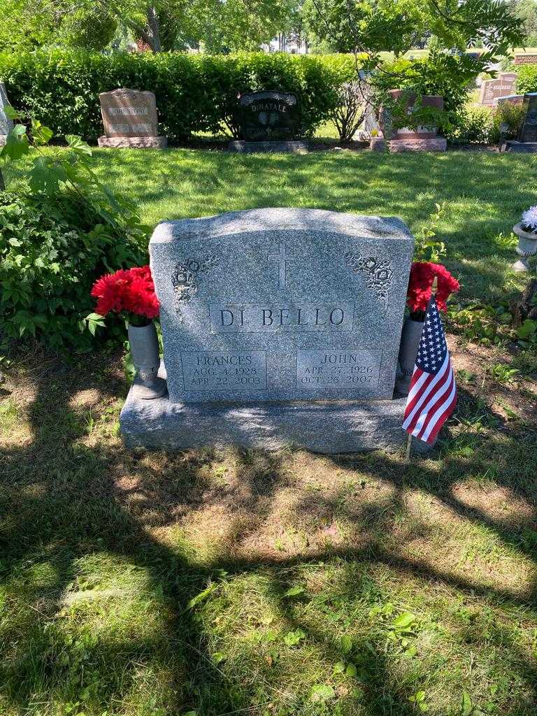 John Di Bello's grave. Photo 2