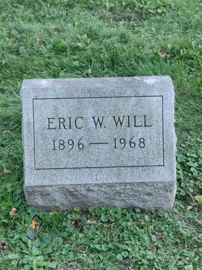 Eric W. Will's grave. Photo 3