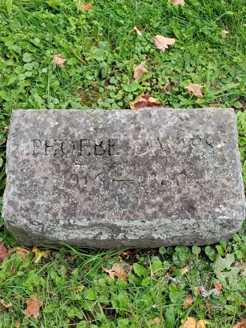 Phoebe Isabell Davies's grave. Photo 3