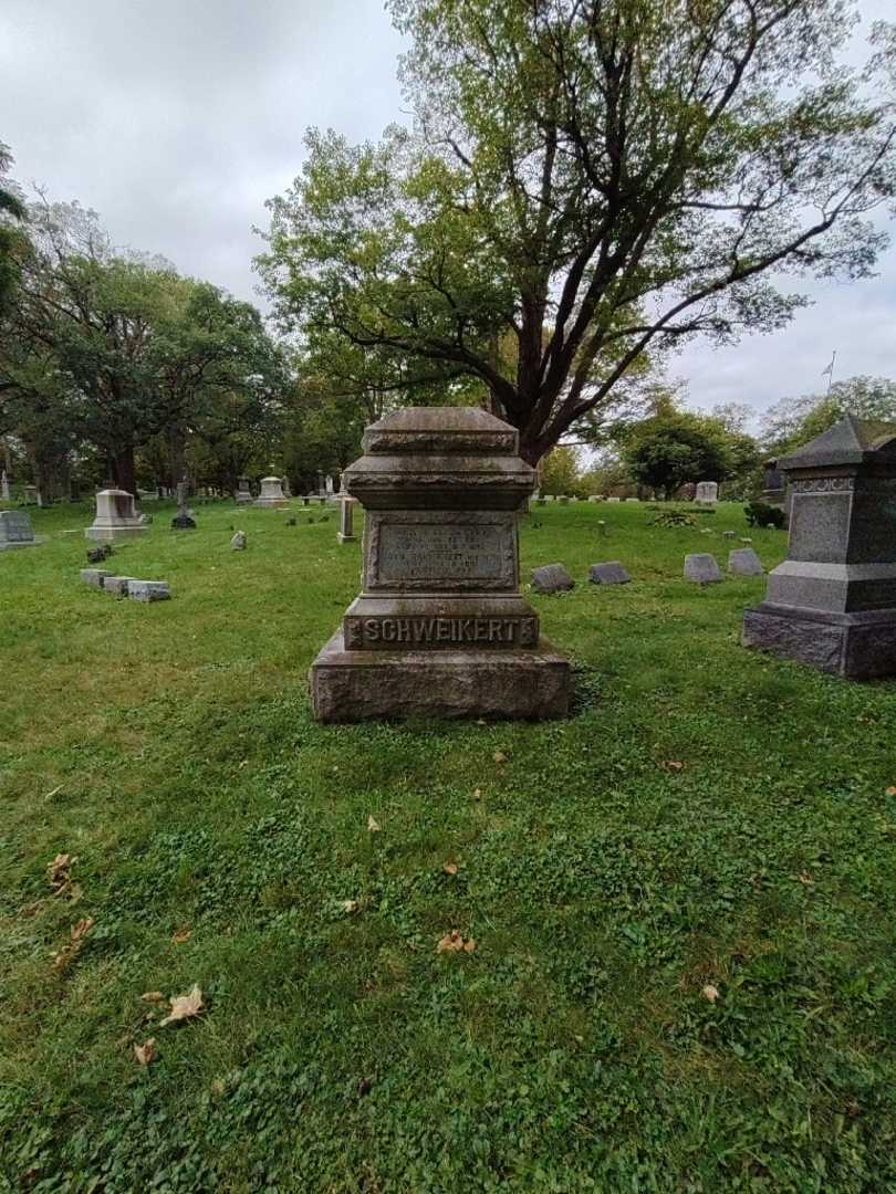 John F. Schweikert's grave. Photo 1