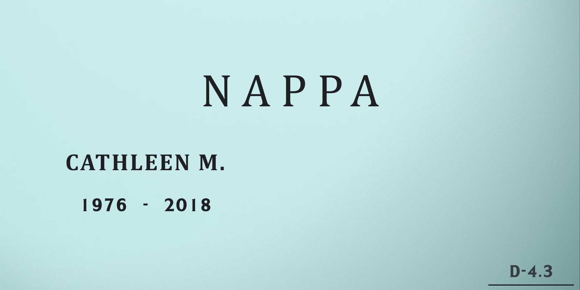 Cathleen M. Nappa's grave