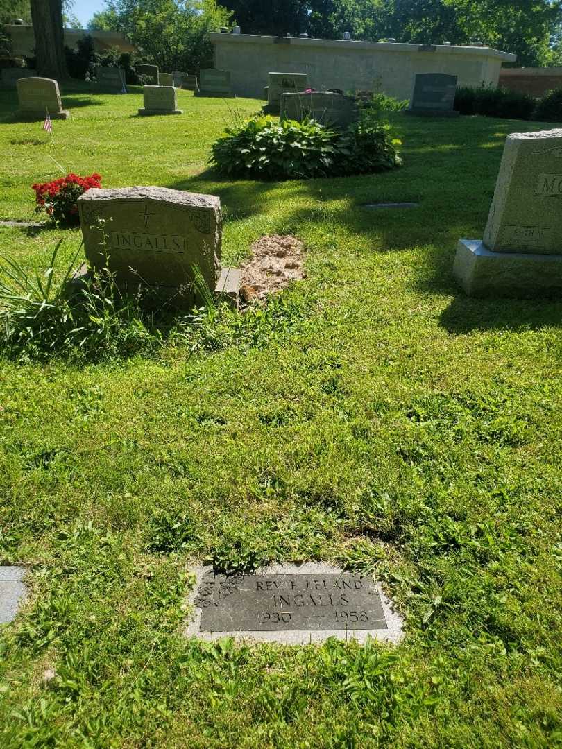 Reverend Frank Leland Ingalls's grave. Photo 1