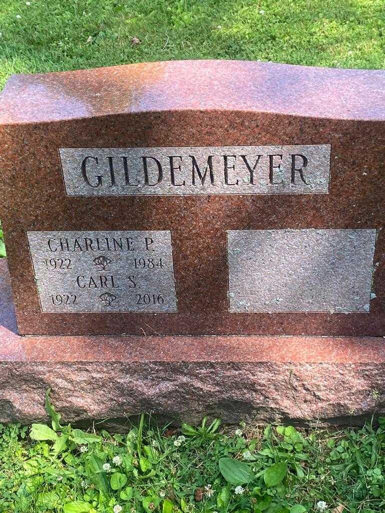 Carl S. Gildemeyer's grave. Photo 1
