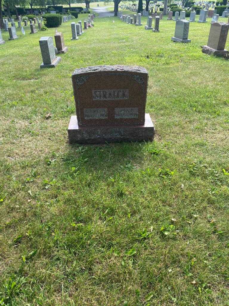 John H. Straeck's grave. Photo 2