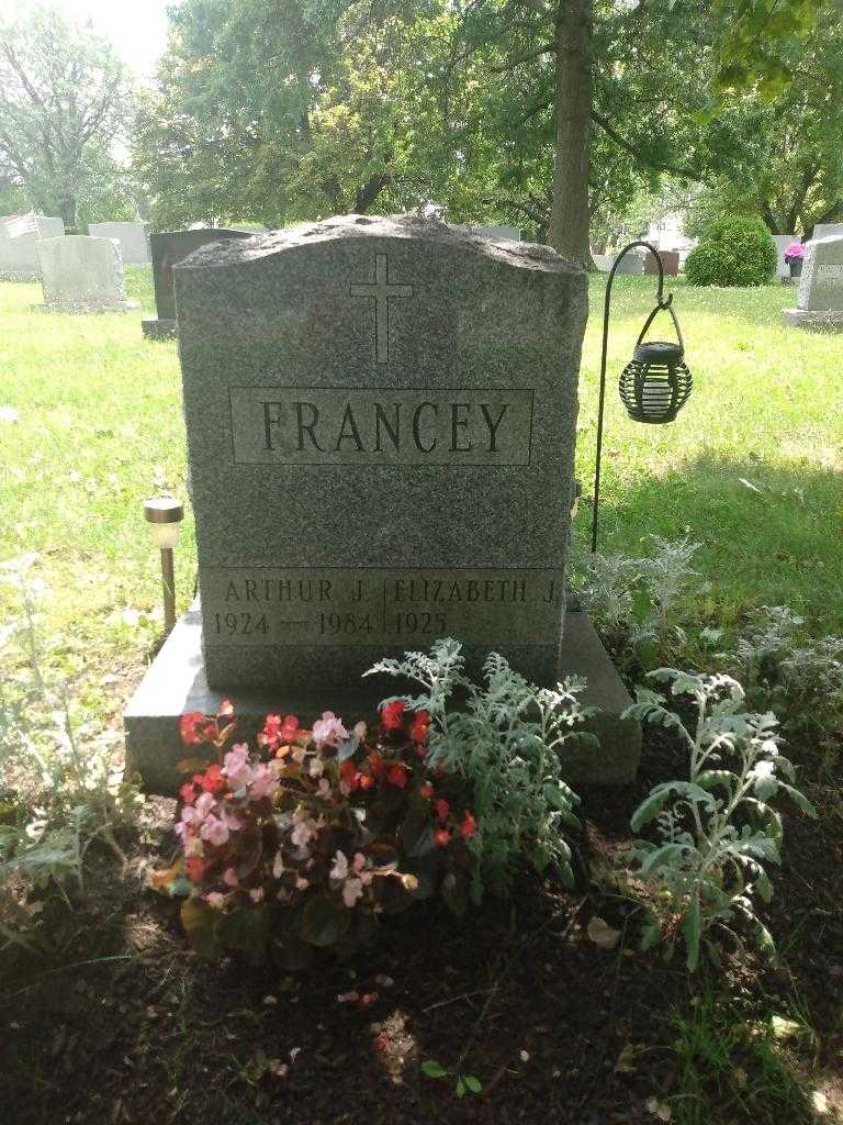 Elizabeth J. Francey's grave. Photo 3