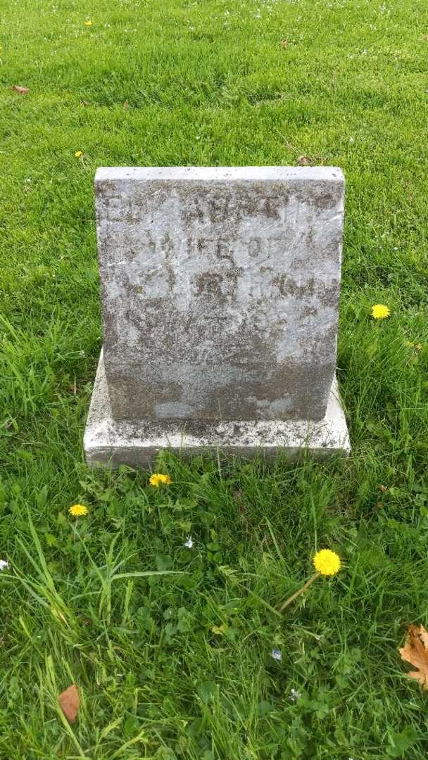 Elizabeth A. Cortright's grave. Photo 3