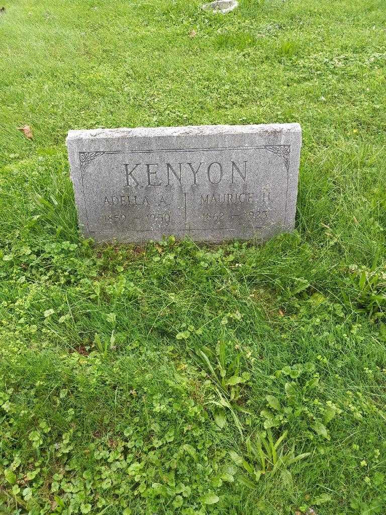 Adella A. Kenyon's grave. Photo 3