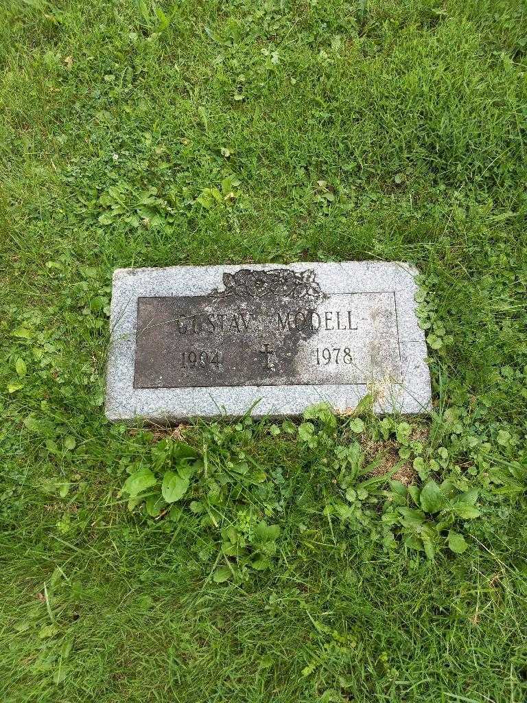 Gustav Modell's grave. Photo 3