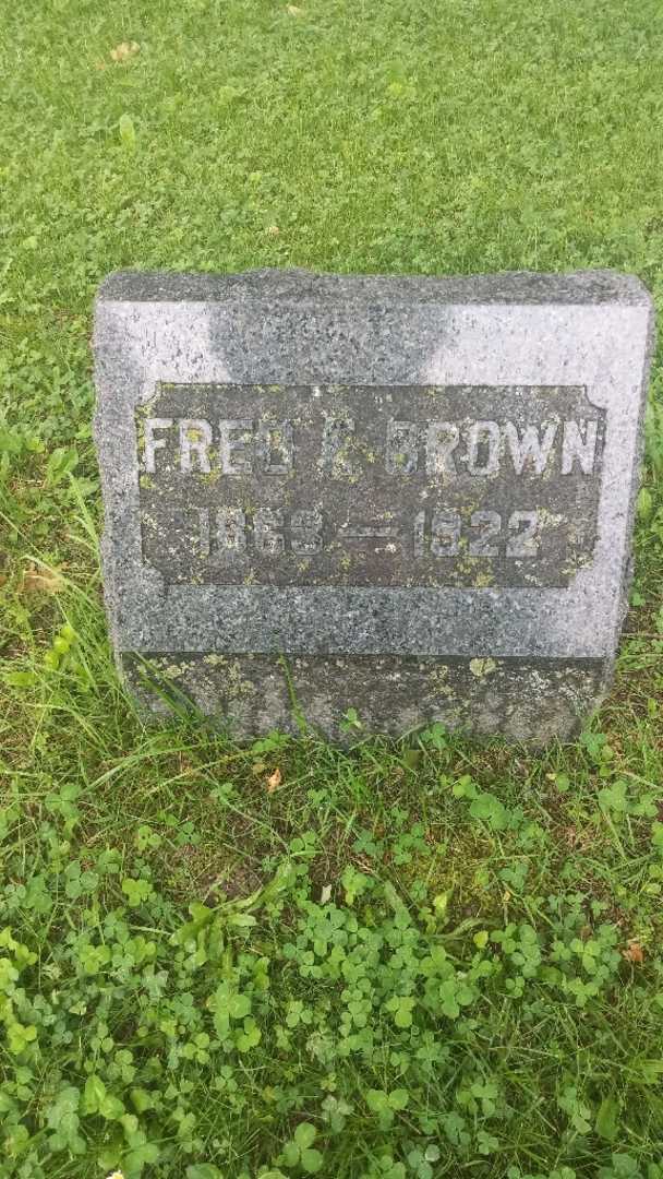 Frederick F. "Fred" Brown's grave. Photo 4