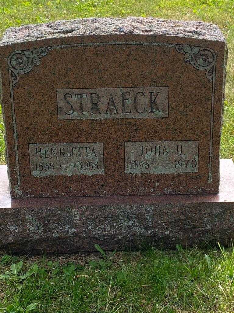 John H. Straeck's grave. Photo 3
