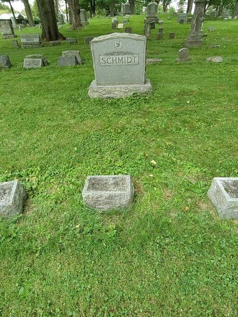 Wilhelmina Schmidt's grave. Photo 1