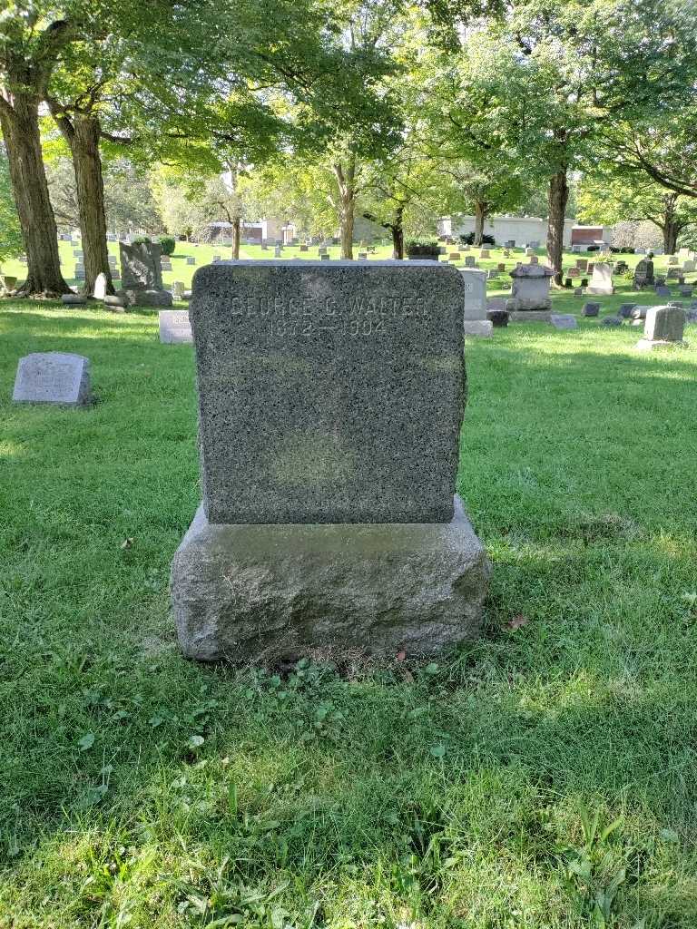 George C. Walter's grave. Photo 2