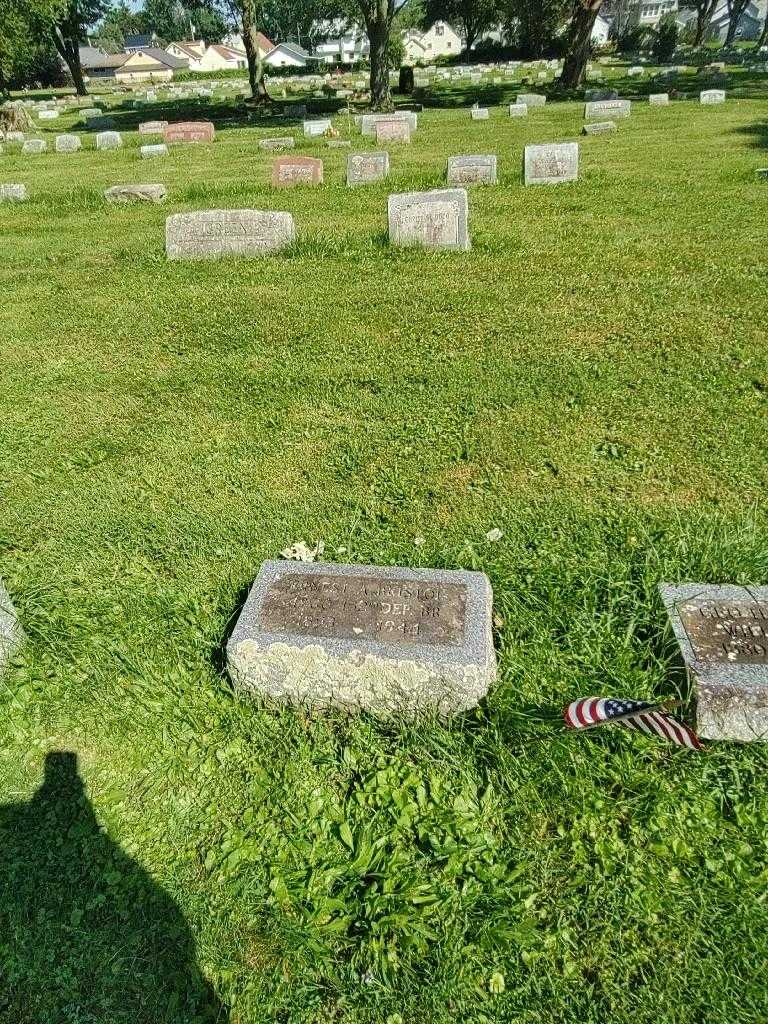 Ernest A. Bristol's grave. Photo 1