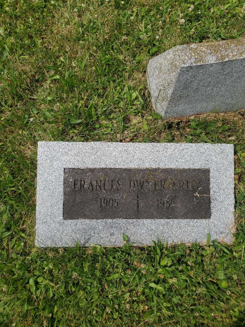 Frances Fritz's grave. Photo 9