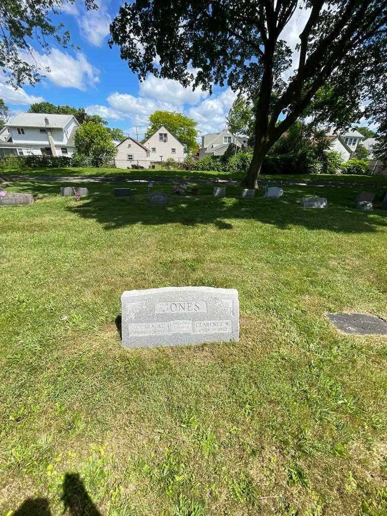 Clarence W. Jones's grave. Photo 1