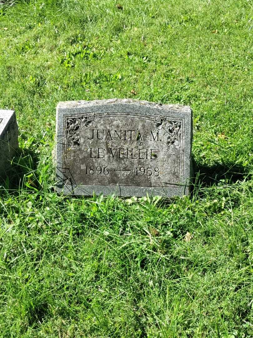 Juanita M. Leveillie's grave. Photo 2