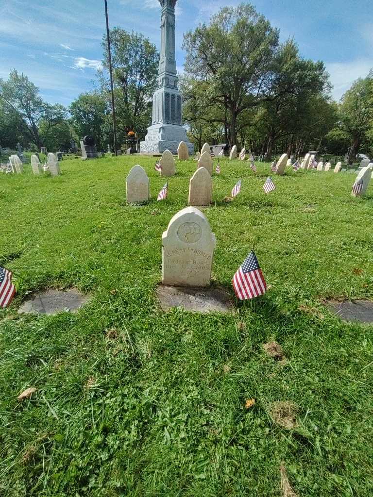 Albert P. Thomas's grave. Photo 1