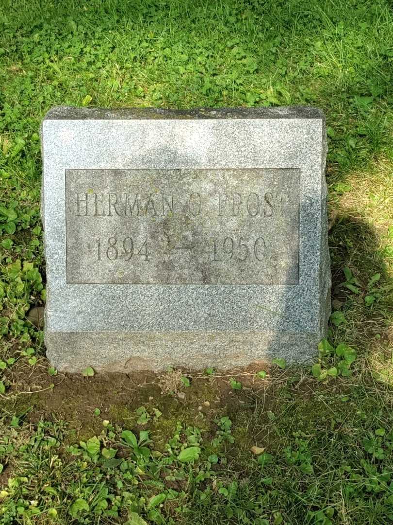 Herman C Oscar Frost's grave. Photo 5