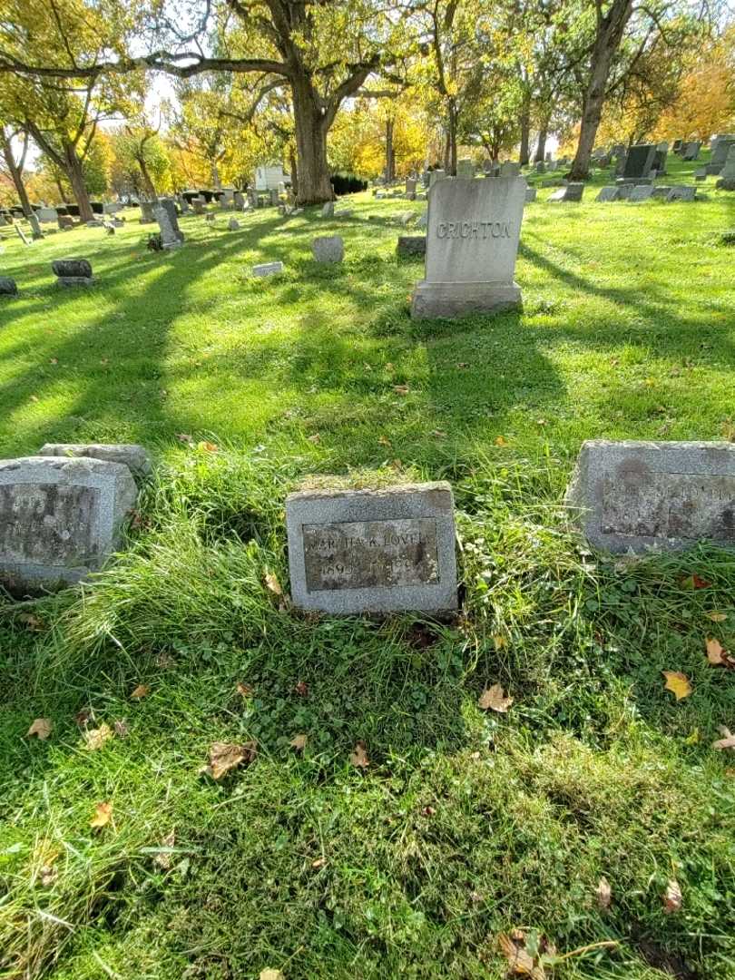 Martha K. Lovely's grave. Photo 1