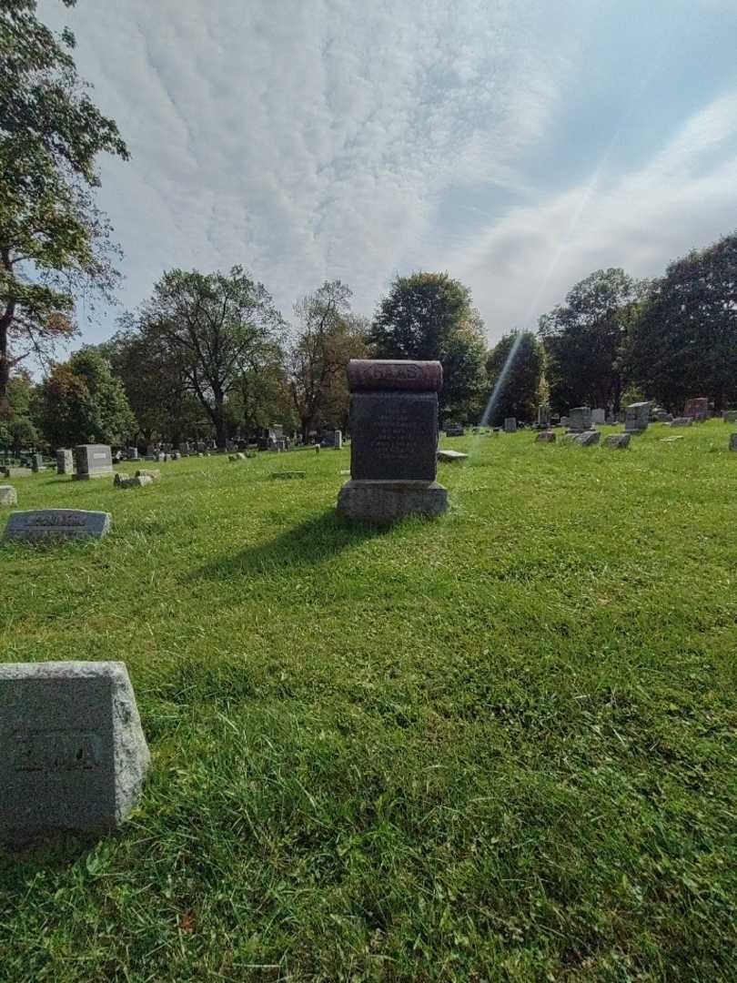 John B. Haas's grave. Photo 1