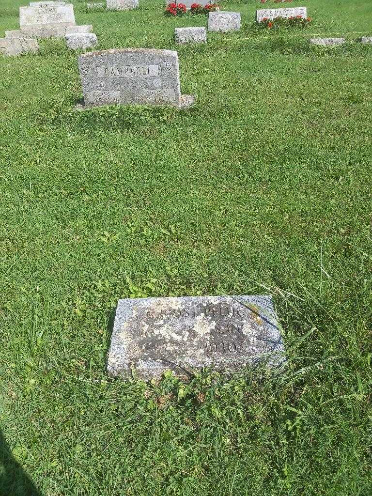 August Pflug's grave. Photo 3