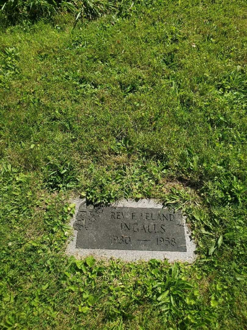 Reverend Frank Leland Ingalls's grave. Photo 2