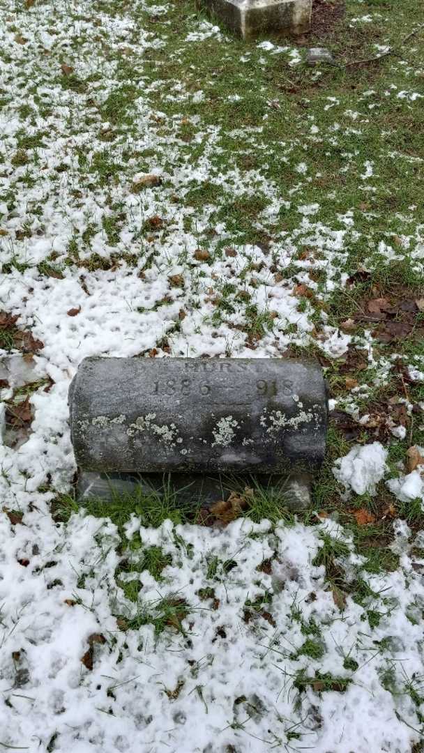 Edward N. Hurst's grave. Photo 2