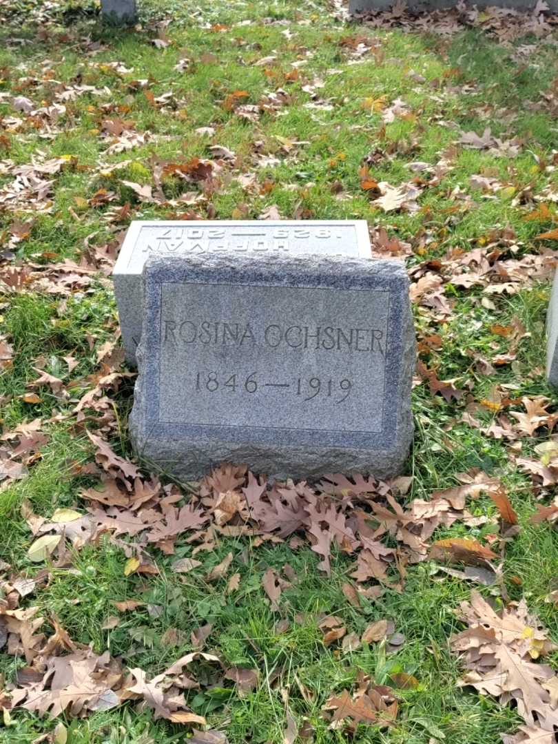 Rosina Ochsner's grave. Photo 3