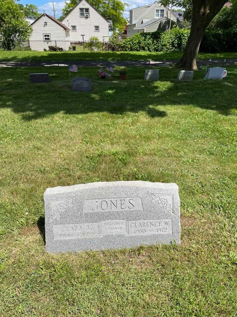 Clara A. Jones's grave. Photo 2