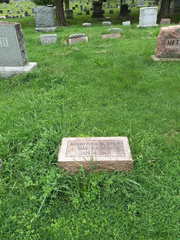 Katherine M. Kopp's grave. Photo 3