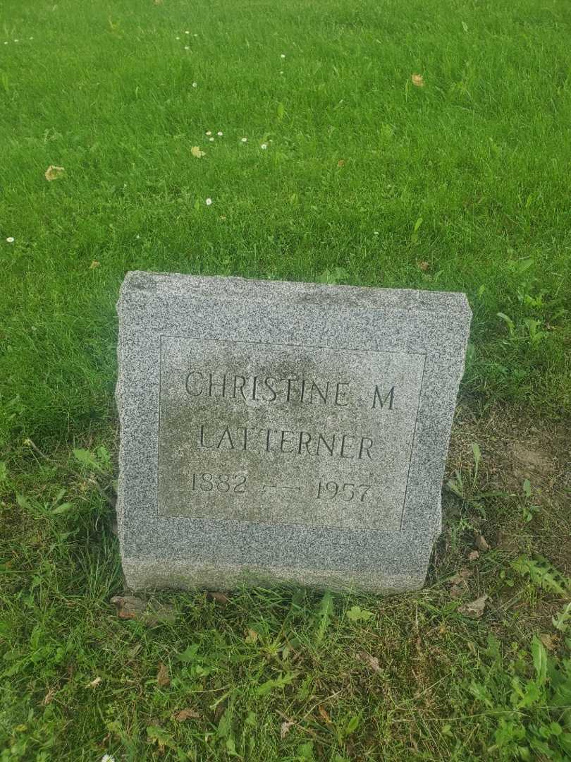 Christine M. Latterner's grave. Photo 4