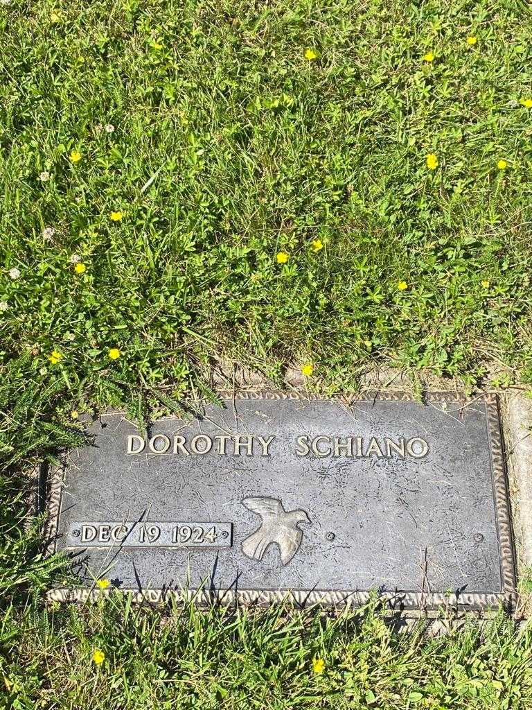 Dorothy Schiano's grave. Photo 3