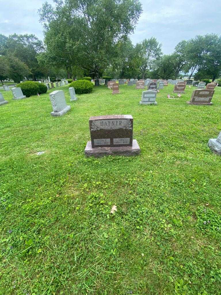 Ellen G. Hafner's grave. Photo 1