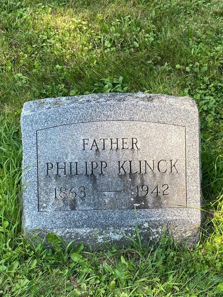 Philipp Klinck's grave. Photo 3