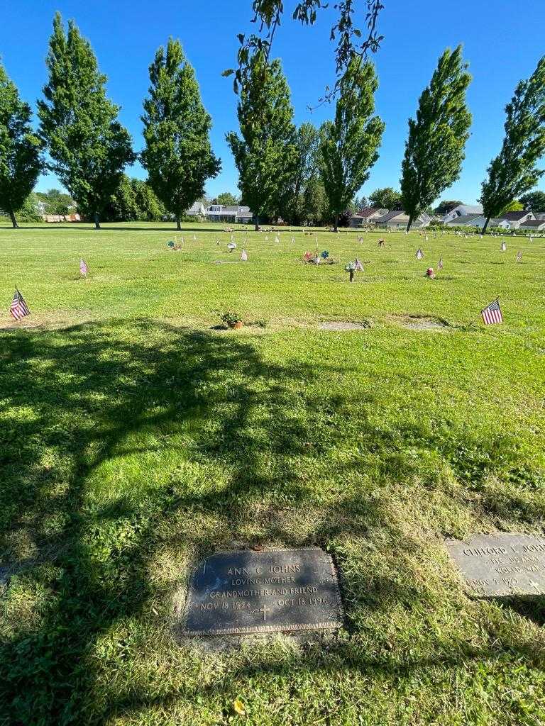 Ann C. Johns's grave. Photo 2