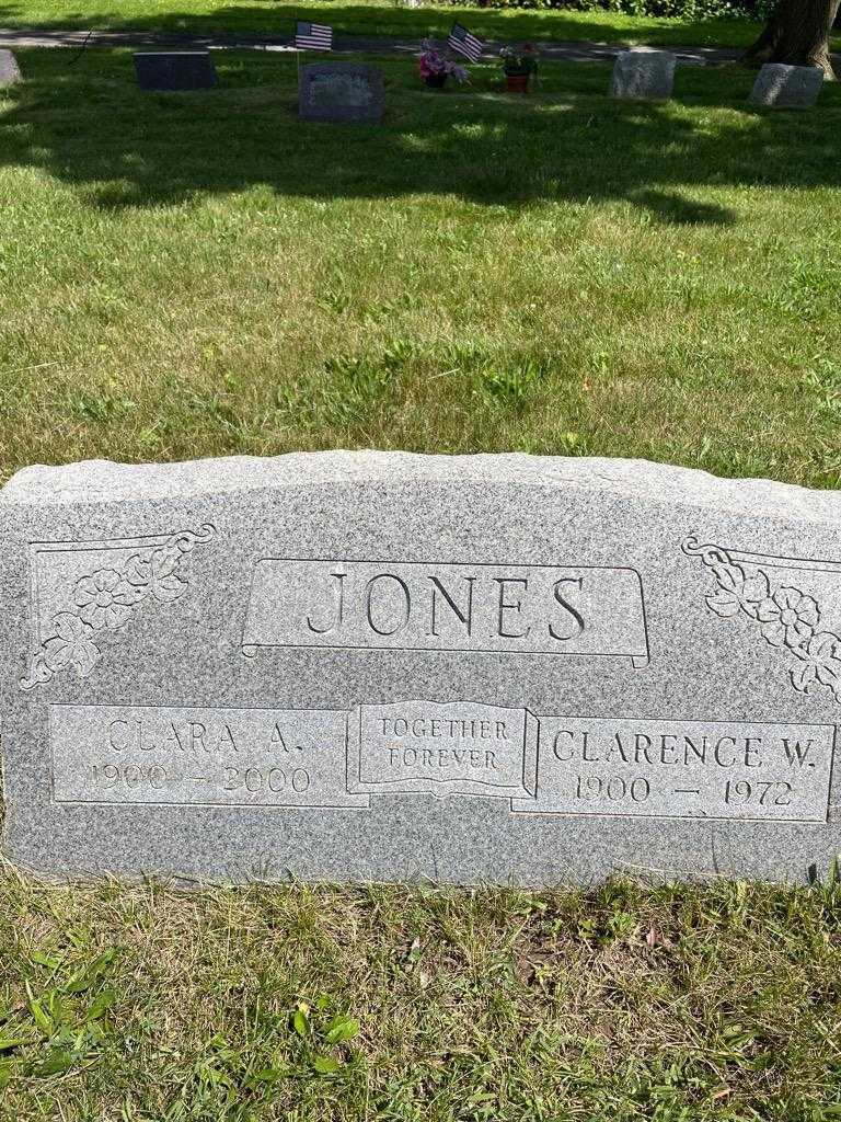 Clara A. Jones's grave. Photo 3