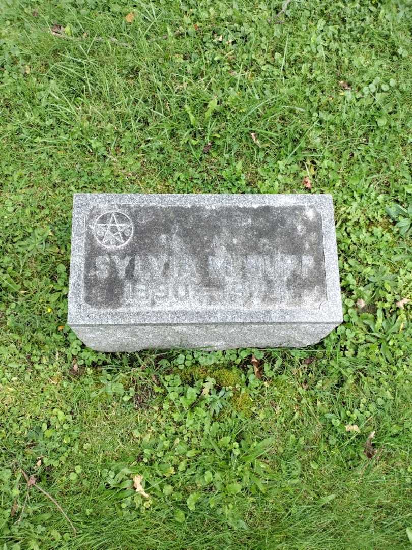 Sylvia M. Rupp's grave. Photo 2