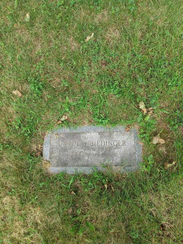 Carol S. Biedinger's grave. Photo 2