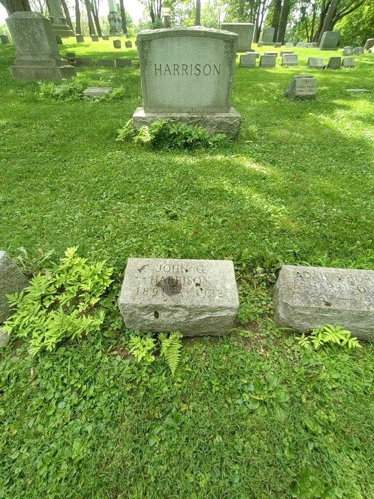 John G. Harrison's grave. Photo 1